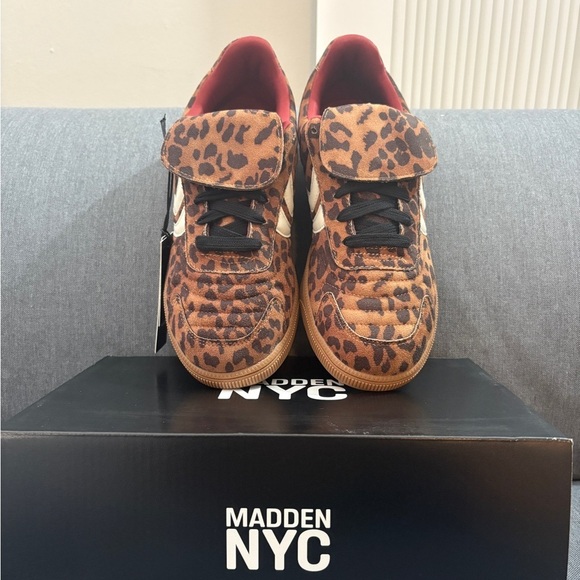 Madden Nyc Shoes - Madden NYC Leopard Print Women's Sneakers